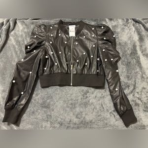 TCEC black with pearls jacket